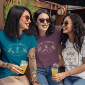 Queen Bride To Bee and The Bride's Hive - Bach/Bride Tshirt