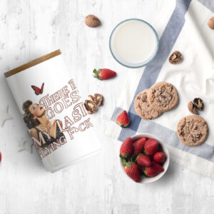 There It Goes! My Last Flying F*ck - Die-Cut Transparent Outdoor Sticker, 1pc