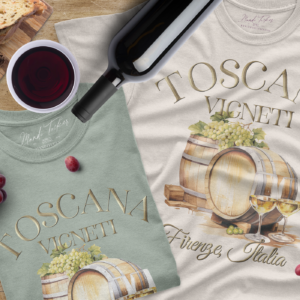 Tuscany Vineyards - Florence Italy Tshirt